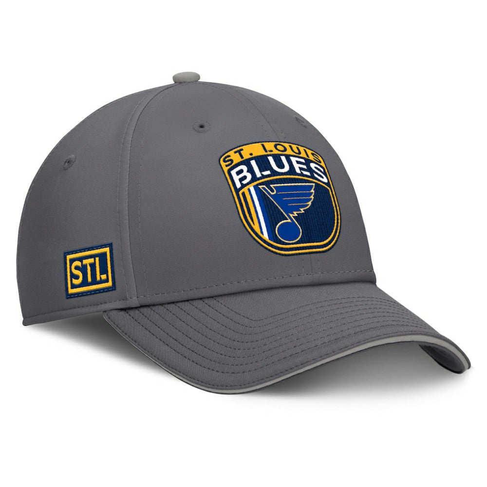 NHL Gray St. Louis Blues Fanatics Home Ice Flex Hat