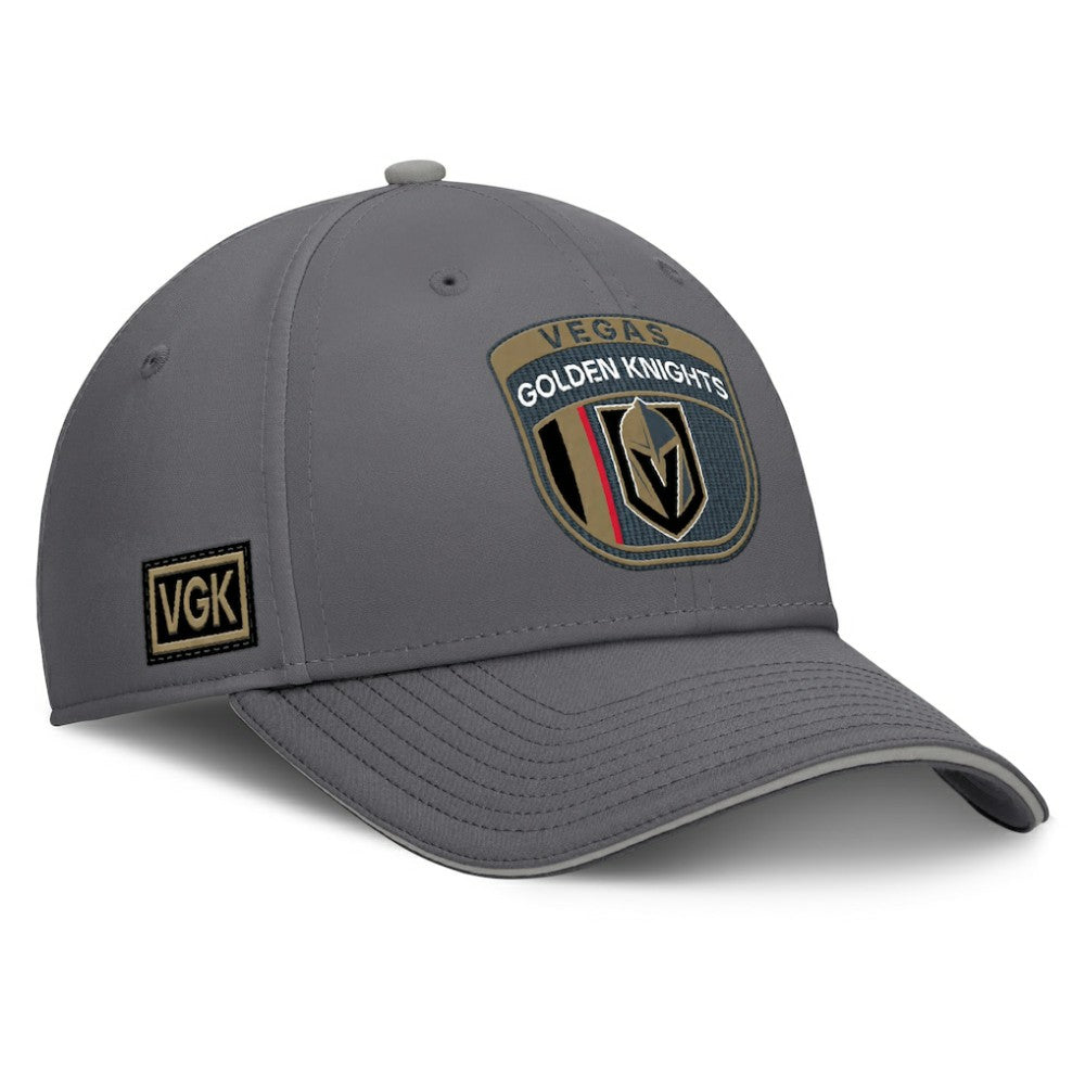 NHL Gray Vegas Golden Knights Fanatics Home Ice Flex Hat