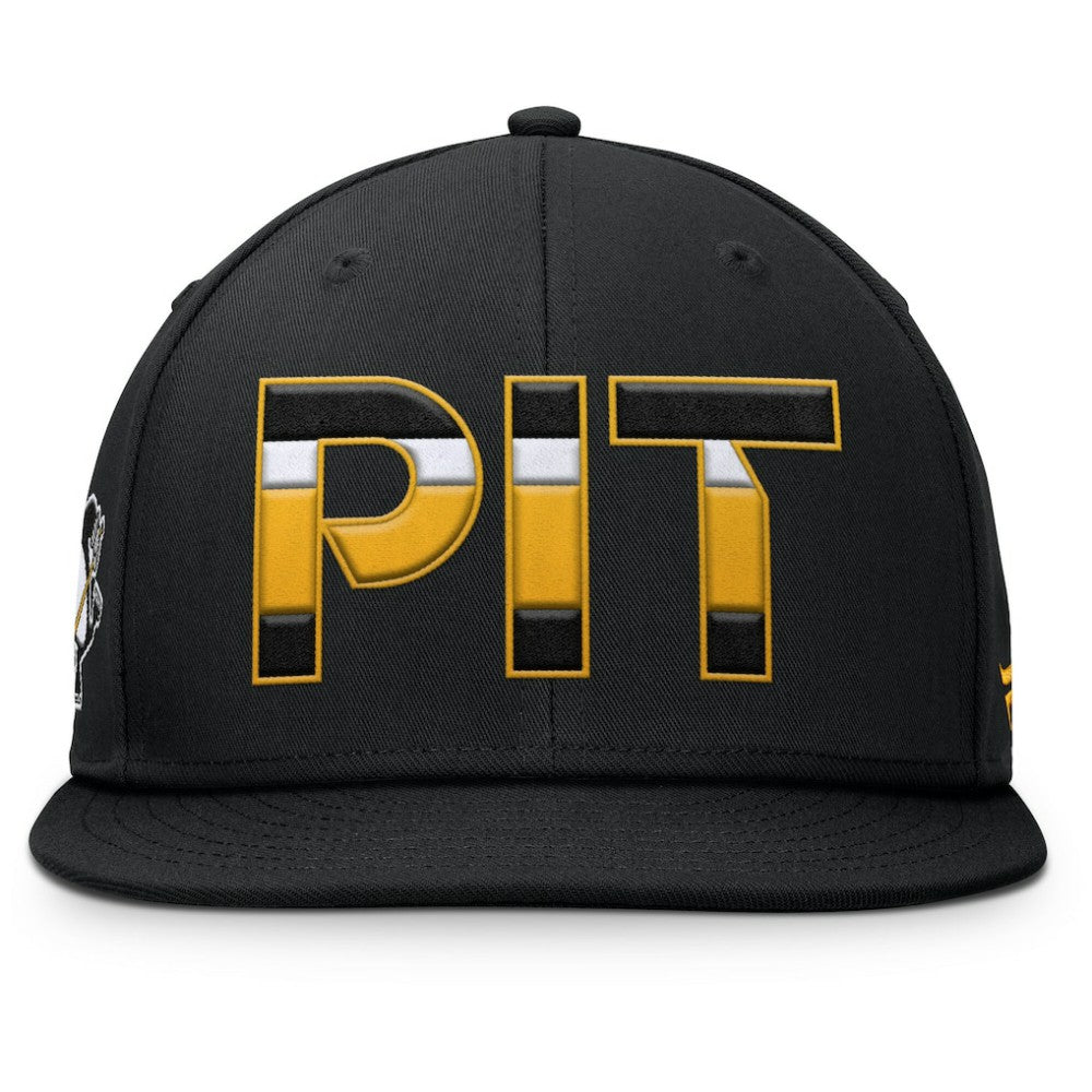 NHL Black Pittsburgh Penguins Fanatics Authentic Pro Alternate Jersey Snapback Hat
