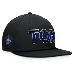 NHL Black Toronto Maple Leafs Fanatics Authentic Pro Alternate Jersey Snapback Hat