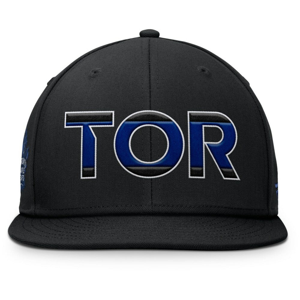 NHL Black Toronto Maple Leafs Fanatics Authentic Pro Alternate Jersey Snapback Hat