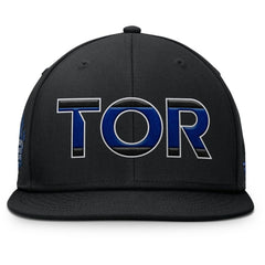 NHL Black Toronto Maple Leafs Fanatics Authentic Pro Alternate Jersey Snapback Hat