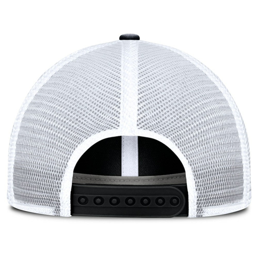 NHL Black/Gray Minnesota Wild Fanatics Averie Trucker Adjustable Hat