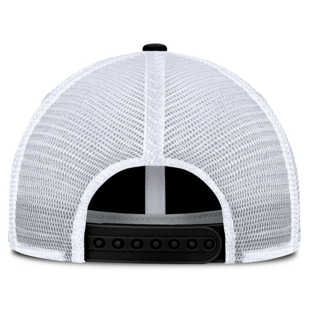 NHL Black/White Buffalo Sabres Fanatics Averie Trucker Adjustable Hat