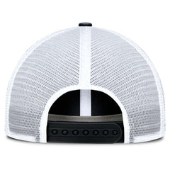 NHL Black/White Chicago Blackhawks Fanatics Averie Trucker Adjustable Hat