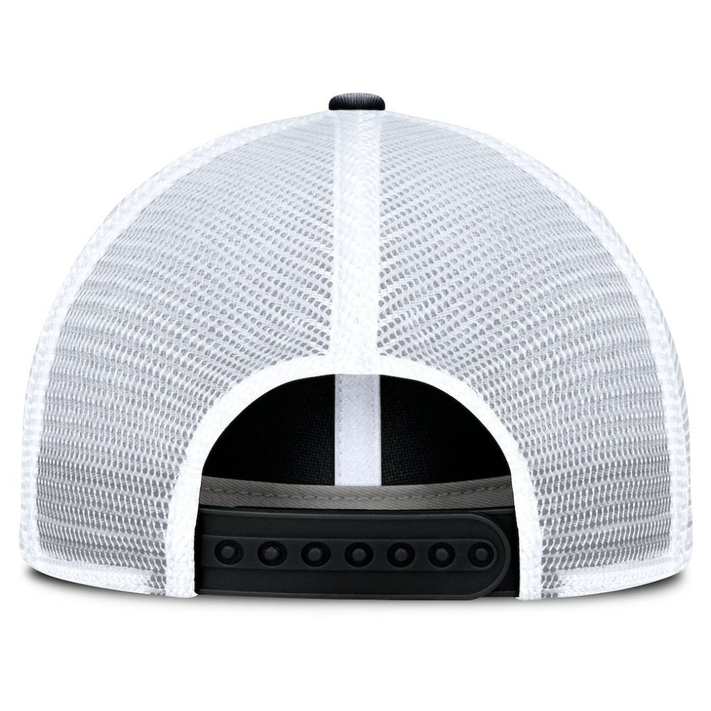 NHL Black/White Nashville Predators Fanatics Averie Trucker Adjustable Hat