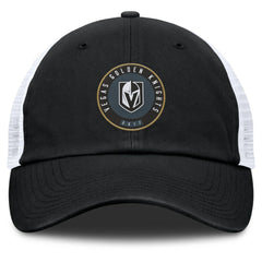 NHL Black/White Vegas Golden Knights Fanatics Averie Trucker Adjustable Hat