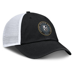 NHL Black/White Vegas Golden Knights Fanatics Averie Trucker Adjustable Hat