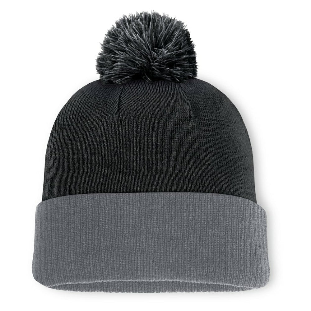 NHL Black Boston Bruins Fanatics Aspyn Cuffed Knit Hat with Pom
