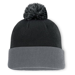 NHL Black Los Angeles Kings Fanatics Aspyn Cuffed Knit Hat with Pom