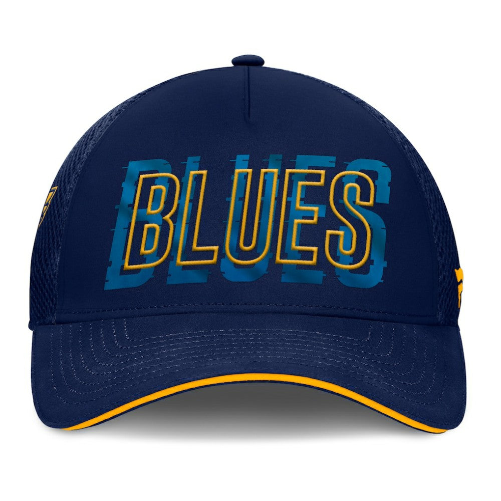 NHL Navy St. Louis Blues Fanatics Fundamental Flex Hat