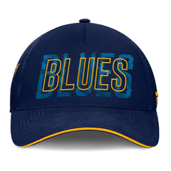 NHL Navy St. Louis Blues Fanatics Fundamental Flex Hat