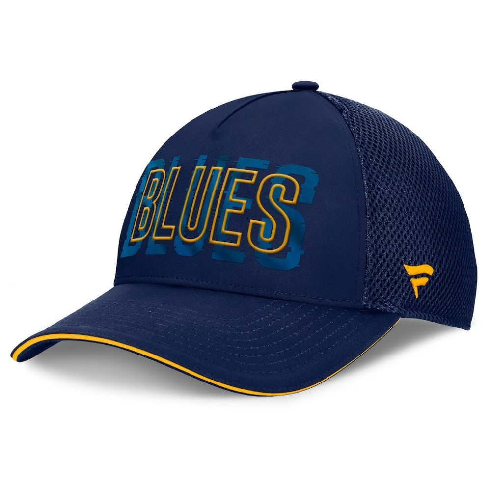 NHL Navy St. Louis Blues Fanatics Fundamental Flex Hat
