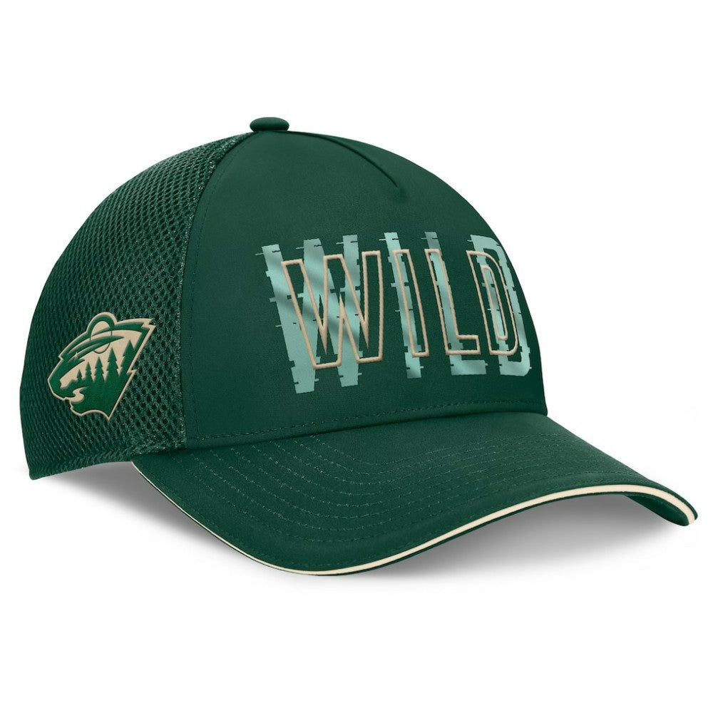 NHL Green Minnesota Wild Fanatics Fundamental Flex Hat