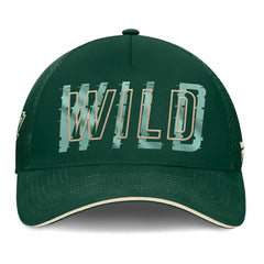 NHL Green Minnesota Wild Fanatics Fundamental Flex Hat