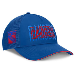 NHL Blue New York Rangers Fanatics Fundamental Flex Hat