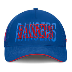 NHL Blue New York Rangers Fanatics Fundamental Flex Hat