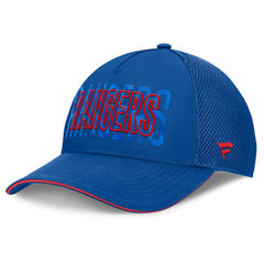 NHL Blue New York Rangers Fanatics Fundamental Flex Hat