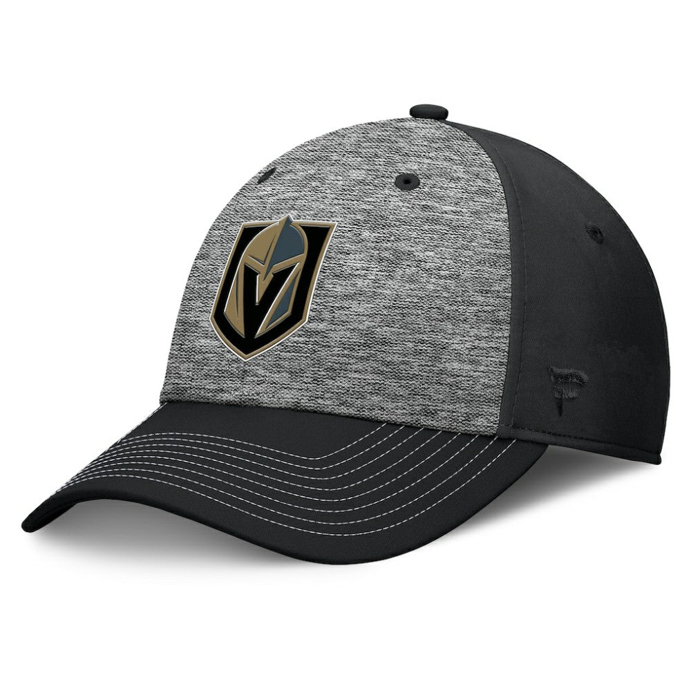 NHL Gray/Black Vegas Golden Knights Fanatics Fundamental Top Shelf 2-Tone Flex Hat