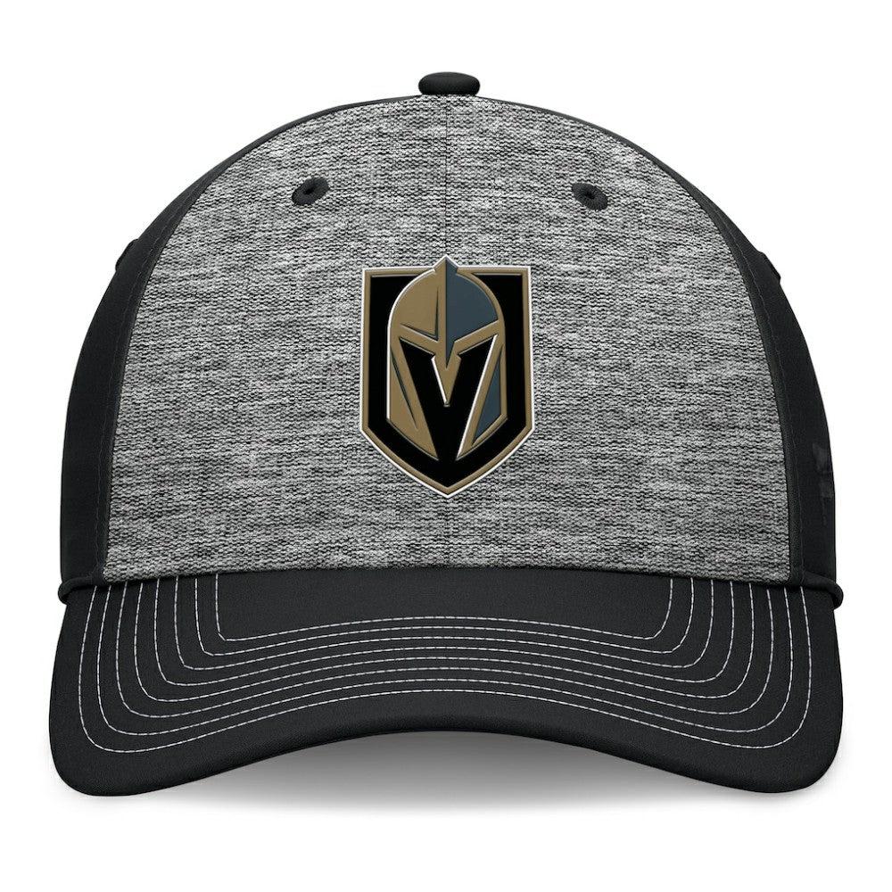 NHL Gray/Black Vegas Golden Knights Fanatics Fundamental Top Shelf 2-Tone Flex Hat