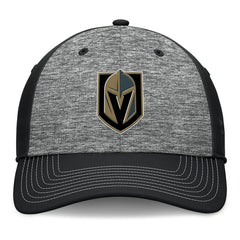NHL Gray/Black Vegas Golden Knights Fanatics Fundamental Top Shelf 2-Tone Flex Hat