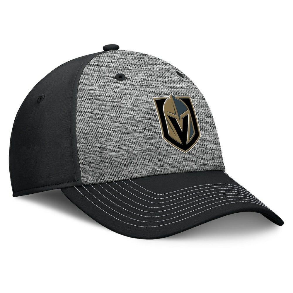 NHL Gray/Black Vegas Golden Knights Fanatics Fundamental Top Shelf 2-Tone Flex Hat