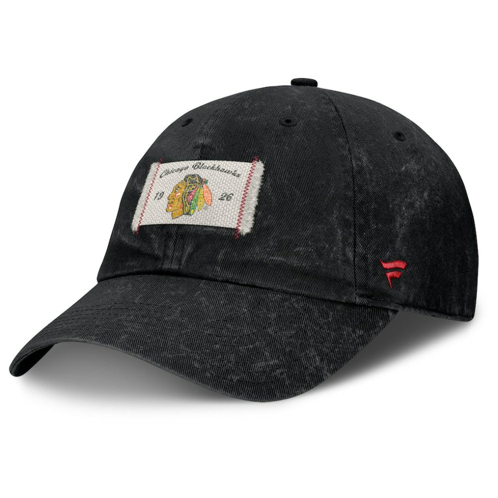 NHL Black Chicago Blackhawks Fanatics Women's Heritage Away Game Adjustable Hat