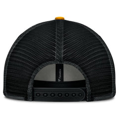 NHL Black Boston Bruins Fanatics Fundamental One-Time Trucker Adjustable Hat