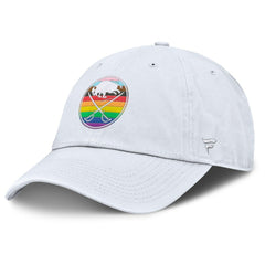 NHL White Buffalo Sabres Fanatics PRIDE Adjustable Hat
