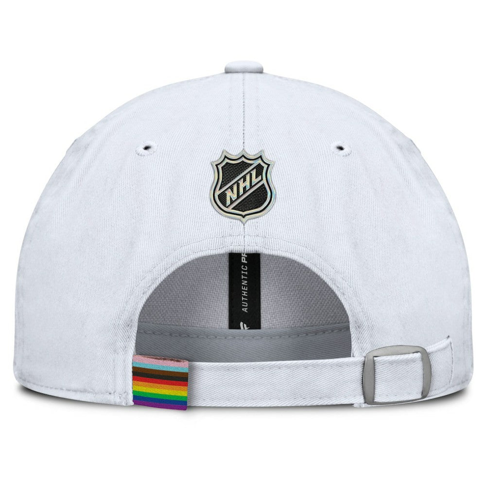 NHL White Buffalo Sabres Fanatics PRIDE Adjustable Hat