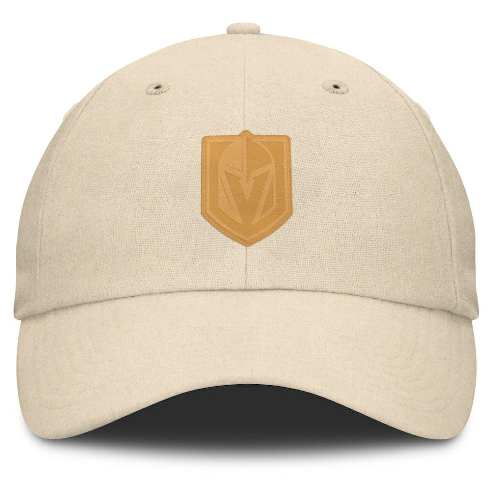 NHL Tan Vegas Golden Knights Fanatics Front Office Canvas Adjustable Hat