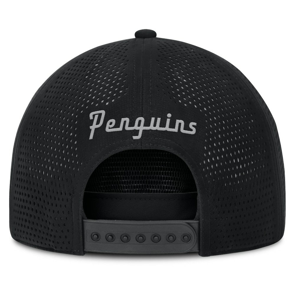 NHL Black Pittsburgh Penguins Fanatics Front Office Performance A-Frame Adjustable Hat