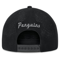 NHL Black Pittsburgh Penguins Fanatics Front Office Performance A-Frame Adjustable Hat