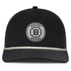 NHL Black Boston Bruins Fanatics Front Office Performance A-Frame Adjustable Hat
