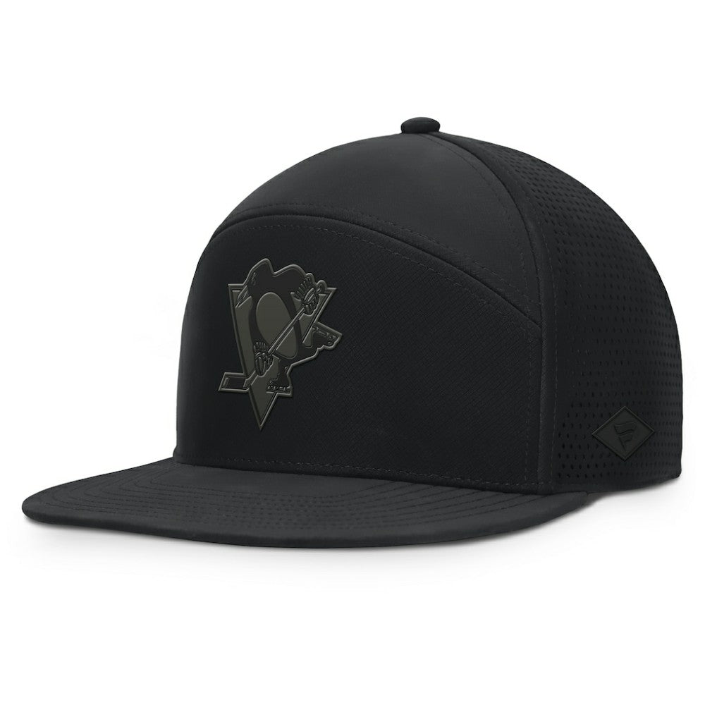 NHL Black Pittsburgh Penguins Fanatics Front Office Adjustable Hat