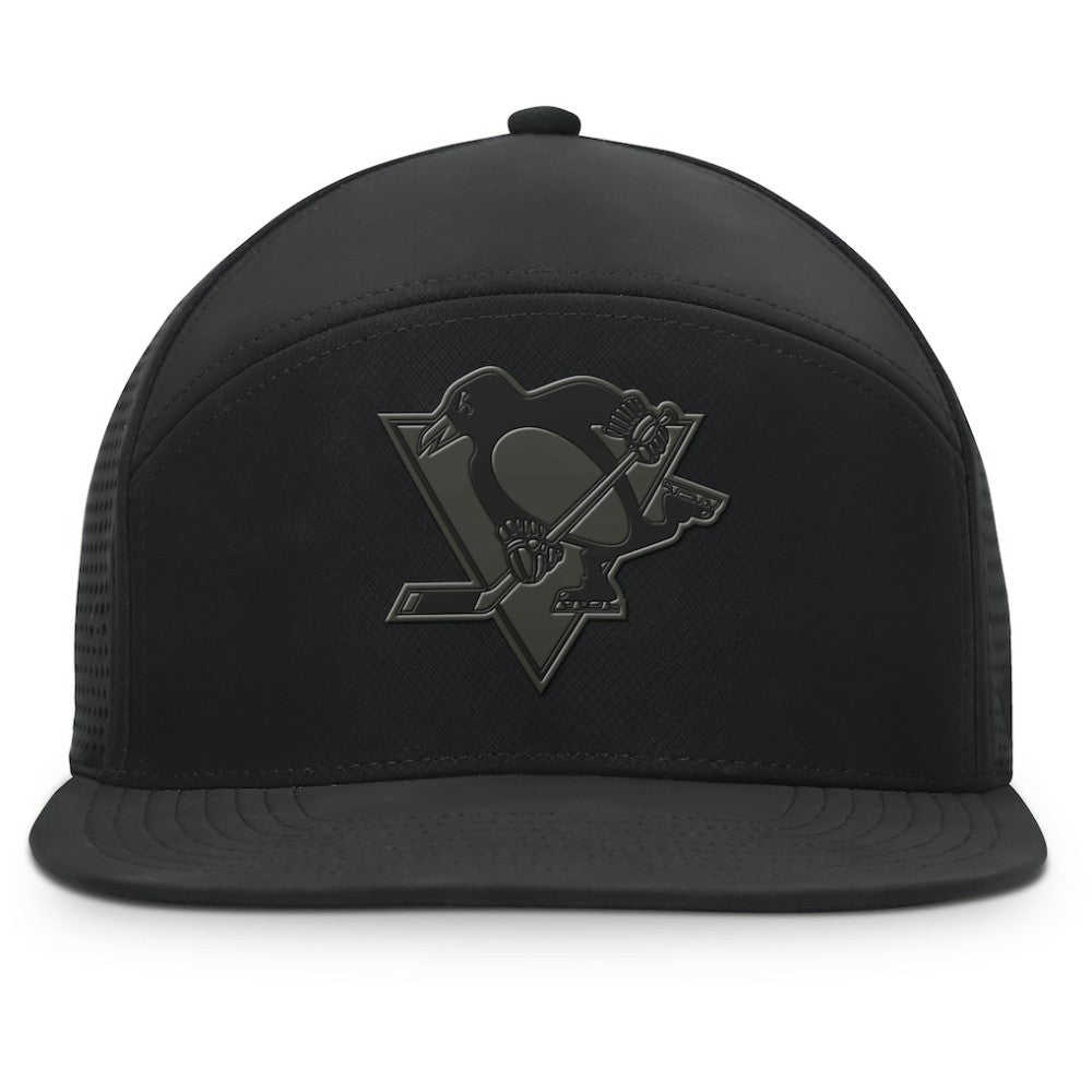 NHL Black Pittsburgh Penguins Fanatics Front Office Adjustable Hat