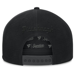 NHL Black Pittsburgh Penguins Fanatics Front Office Adjustable Hat