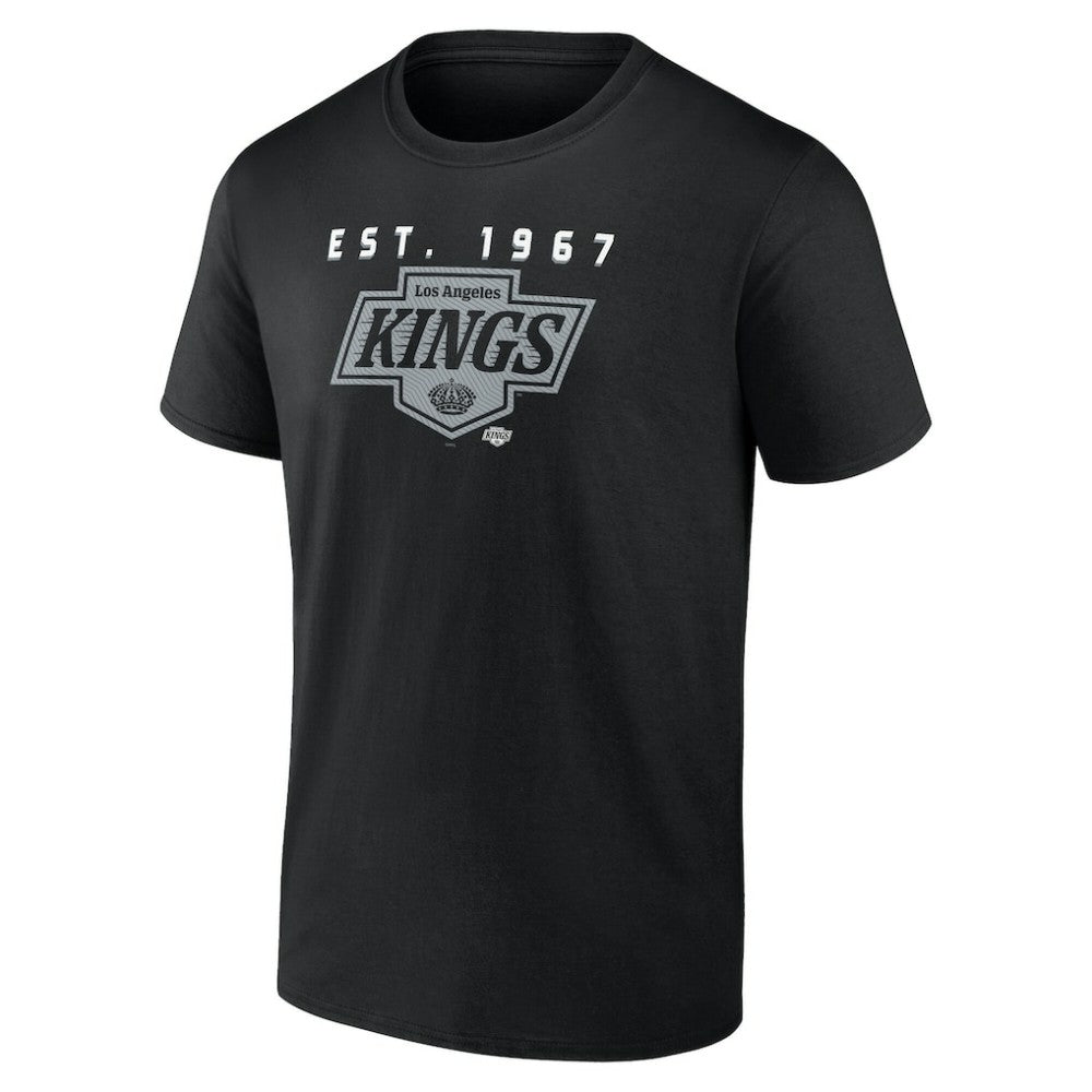 NHL Black Los Angeles Kings Logo Athletic Coordinate T-Shirt