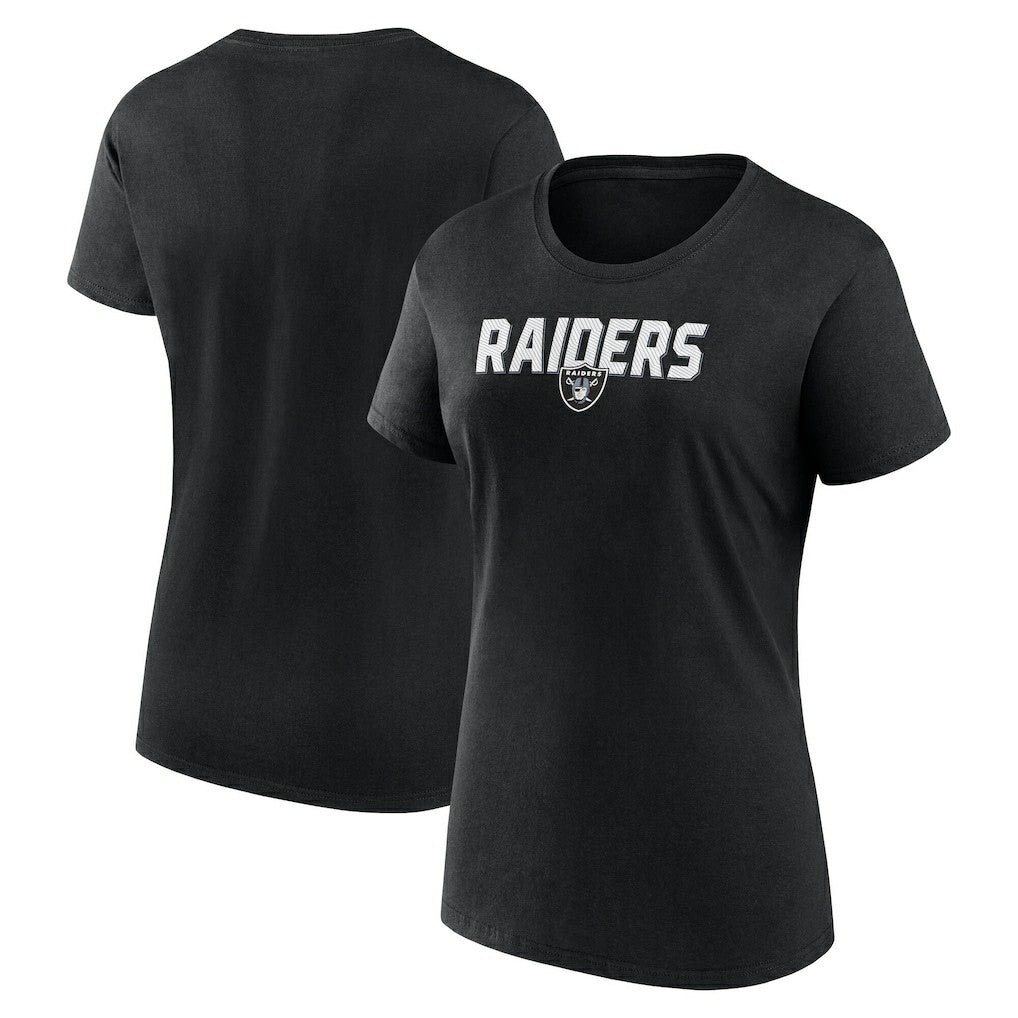 Logo Athletic Women's Lean T-Shirt - Las Vegas Raiders