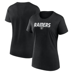 Logo Athletic Women's Lean T-Shirt - Las Vegas Raiders