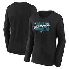 Logo Athletic Women's Grip Long Sleeve T-Shirt - Jacksonville Jaguars