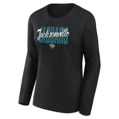 Logo Athletic Women's Grip Long Sleeve T-Shirt - Jacksonville Jaguars