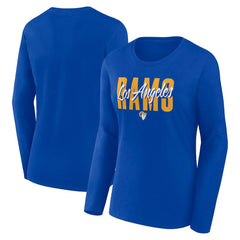 Logo Athletic Women's Grip Long Sleeve T-Shirt - Los Angeles Rams