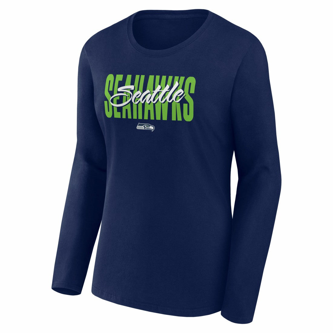 Logo Athletic Women's Grip Long Sleeve T-Shirt - Seattle Seahawks