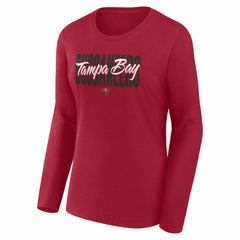 Logo Athletic Women's Grip Long Sleeve T-Shirt - Tampa Bay Buccaneers
