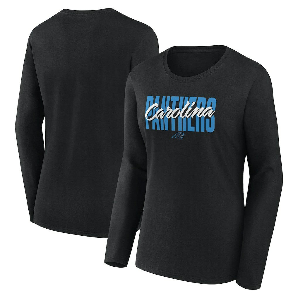 Logo Athletic Women's Grip Long Sleeve T-Shirt - Carolina Panthers