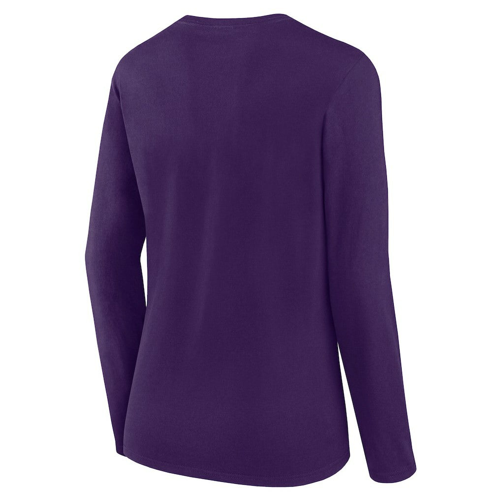 Logo Athletic Women's Grip Long Sleeve T-Shirt - Baltimore Ravens