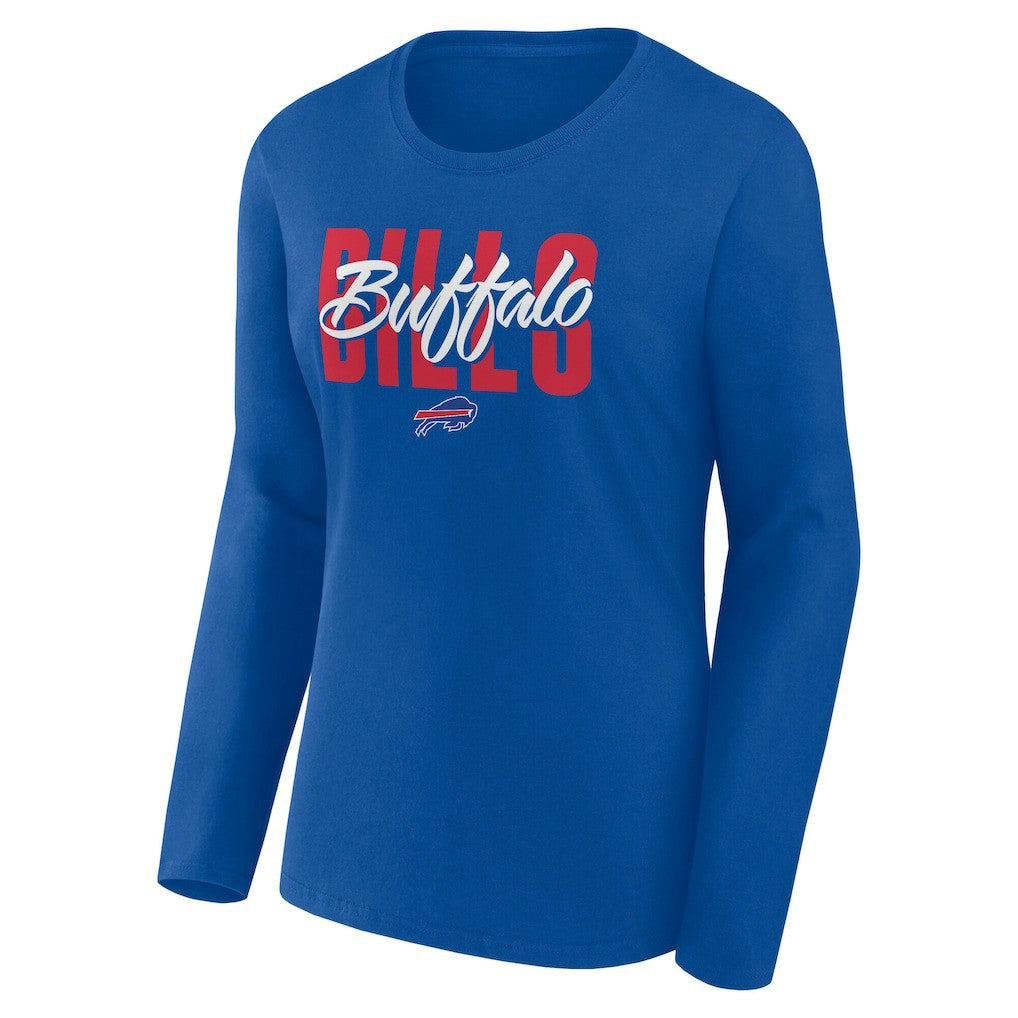 Logo Athletic Women's Grip Long Sleeve T-Shirt - Buffalo Bills