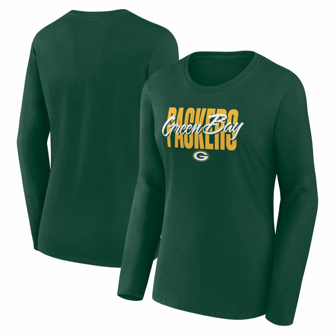 Logo Athletic Women's Grip Long Sleeve T-Shirt - Green Bay Packers