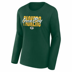 Logo Athletic Women's Grip Long Sleeve T-Shirt - Green Bay Packers
